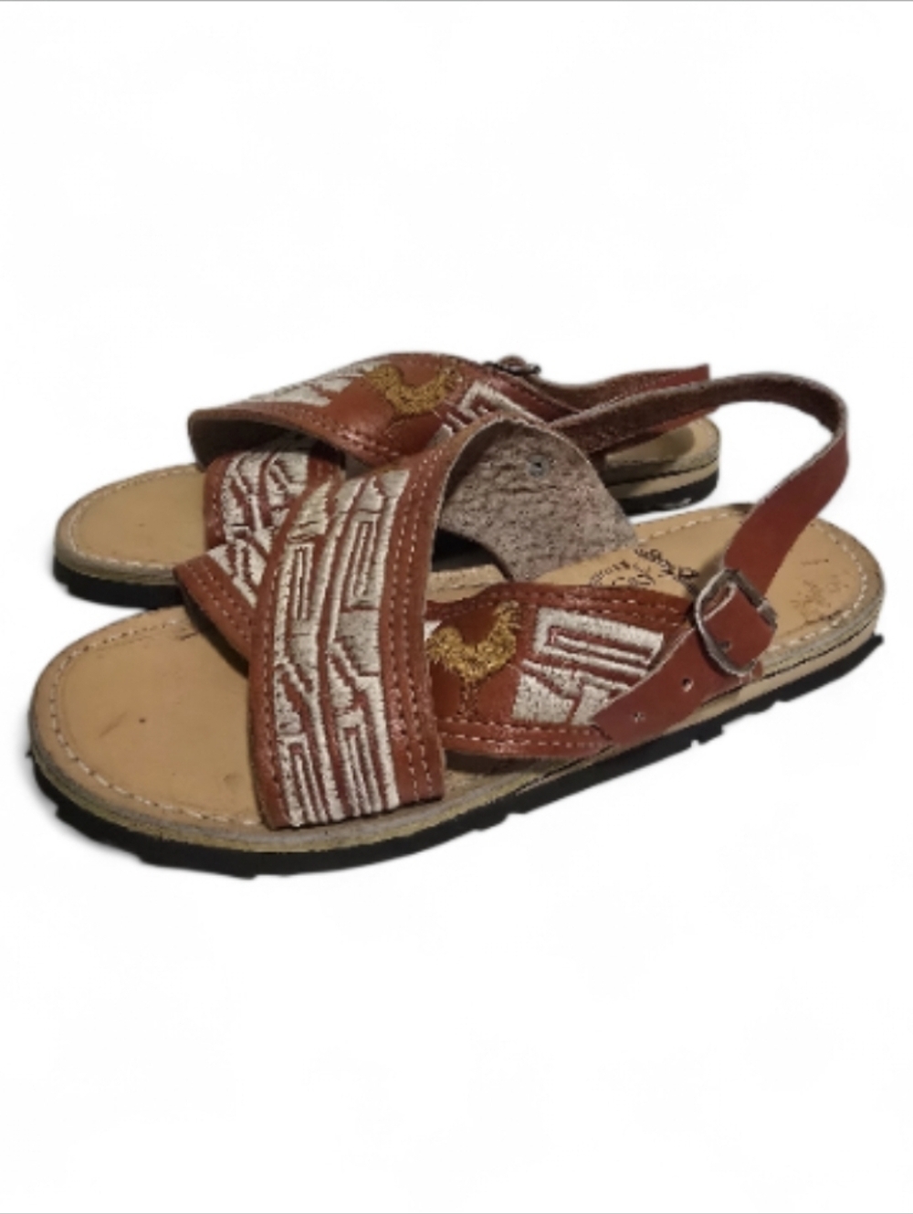 Gutierrez Huaraches Brown Mexican Sandals